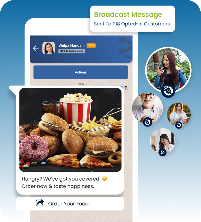 Automated WhatsApp chatbot responding to customer queries